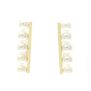 Tasaki Balance Plus Earrings Pearl Yellow Gold (18K) Clip Earrings Gold